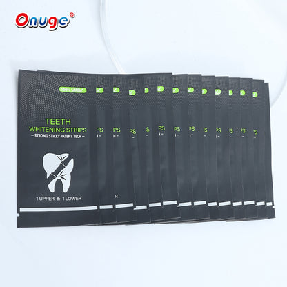 Onugesmile Low MOQ Charcoal Teeth Whitening Strips Private Logo Charcoal Teeth Tape